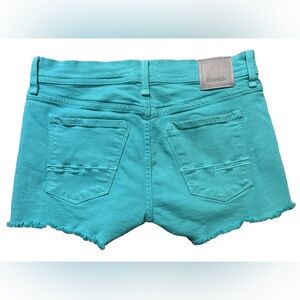 BENCH Duet Teal Shorts - size 26 - Women’s